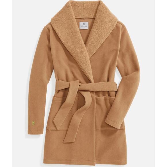 Dudley Stephens Cassidy Belted Cardigan Coat Jacket Black Fleece Minimalist XXL - Picture 11 of 11